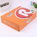 Custom logo design clothes packaging corrugated paper box